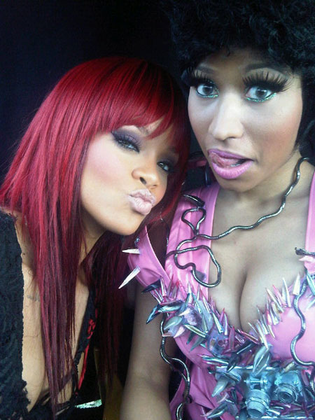 During the shoot, Rihanna had jokingly tweeted: “Me and Nikki in our 